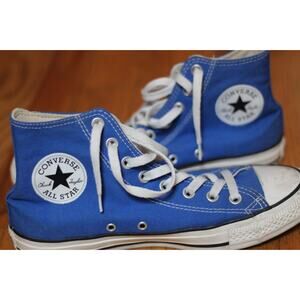 Men 7/Women 9 Snorkle blue - Chuck Taylor Converse Hi Top Mint condition